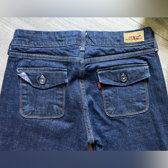 Rare! Levi’s retro pocket low rise bootcut 545 size 4 M - Picture 6 of 12